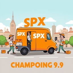 A whimsical and fun cartoon-style design for SPX Champaign 9