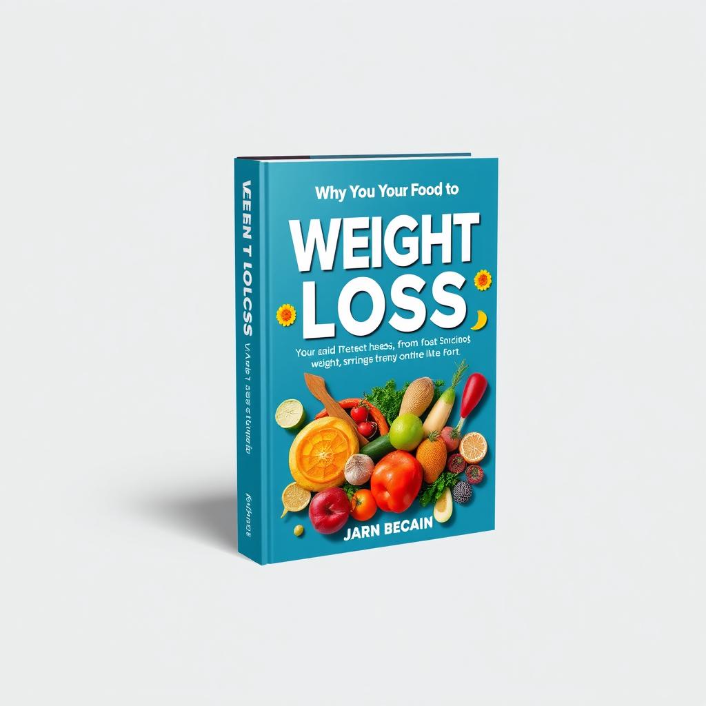 A vibrant and engaging book cover for a book about weight loss