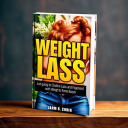 A captivating book cover for a weight loss guide