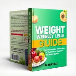 A captivating book cover for a weight loss guide