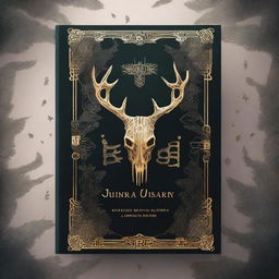 Create an intricate and magical book cover design