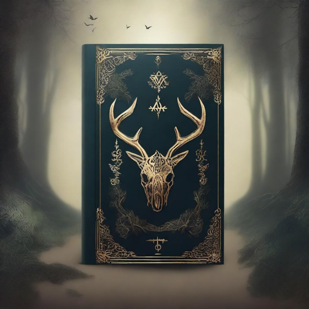 Create an intricate and magical book cover design