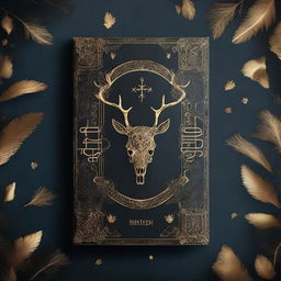 Create an intricate and magical book cover design