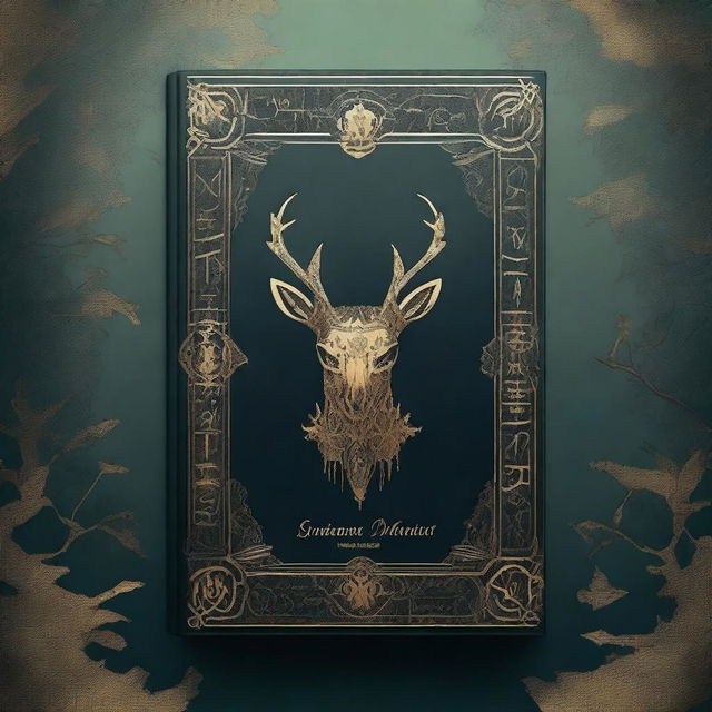 Create an intricate and magical book cover design