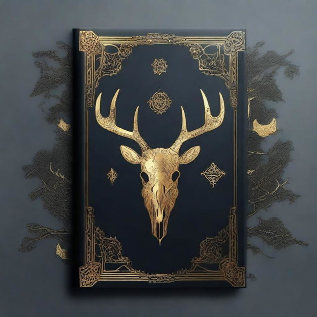 Create an intricate and magical book cover design