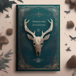 Create an intricate and magical book cover design