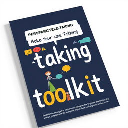 Design an A4 cover for a resource called 'Perspective-taking toolkit'