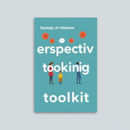 Design an A4 cover for a resource called 'Perspective-taking toolkit'