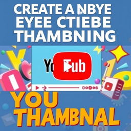 Create a vibrant and eye-catching YouTube thumbnail