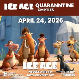 A scene from 'Ice Age Quarantine Chapter 6', set on April 24, 2026