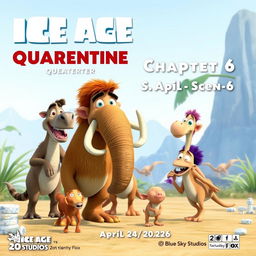 A scene from 'Ice Age Quarantine Chapter 6', set on April 24, 2026