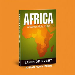 Create a book cover for 'Africa: Land of Invests' by Ayman Mohy Eldin