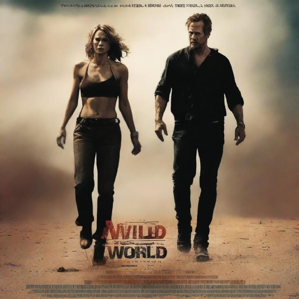 A promotional poster for a movie titled 'Wild World (Rated R) (2024)'