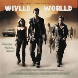 A promotional poster for a movie titled 'Wild World (Rated R) (2024)'