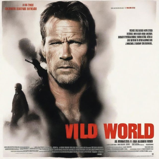 A promotional poster for a movie titled 'Wild World (Rated R) (2024)'