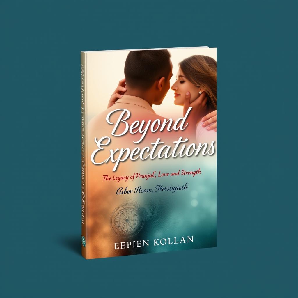 Create a captivating book cover for a book titled 'Beyond Expectations: The Legacy of Pranjal’s Love and Strength'