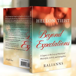 Create a captivating book cover for a book titled 'Beyond Expectations: The Legacy of Pranjal’s Love and Strength'