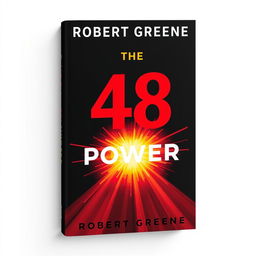Create a book cover titled 'The 48 Laws of Power' by Robert Greene