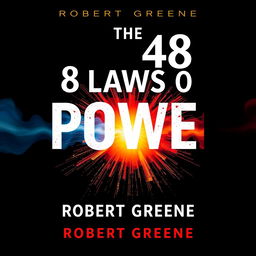 Create a book cover titled 'The 48 Laws of Power' by Robert Greene