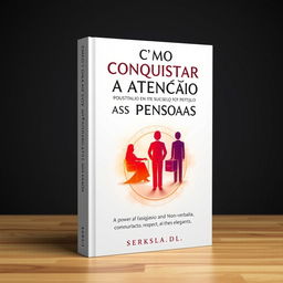 Create an ebook cover titled 'Como Conquistar a Atenção das Pessoas'