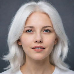 Photo of events of a girl 25 years, average build, with white hair. 