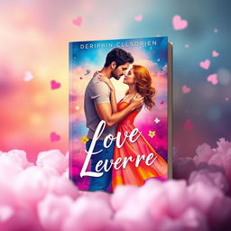 Create a captivating book cover for a romance novel featuring LGBTQIA+ themes