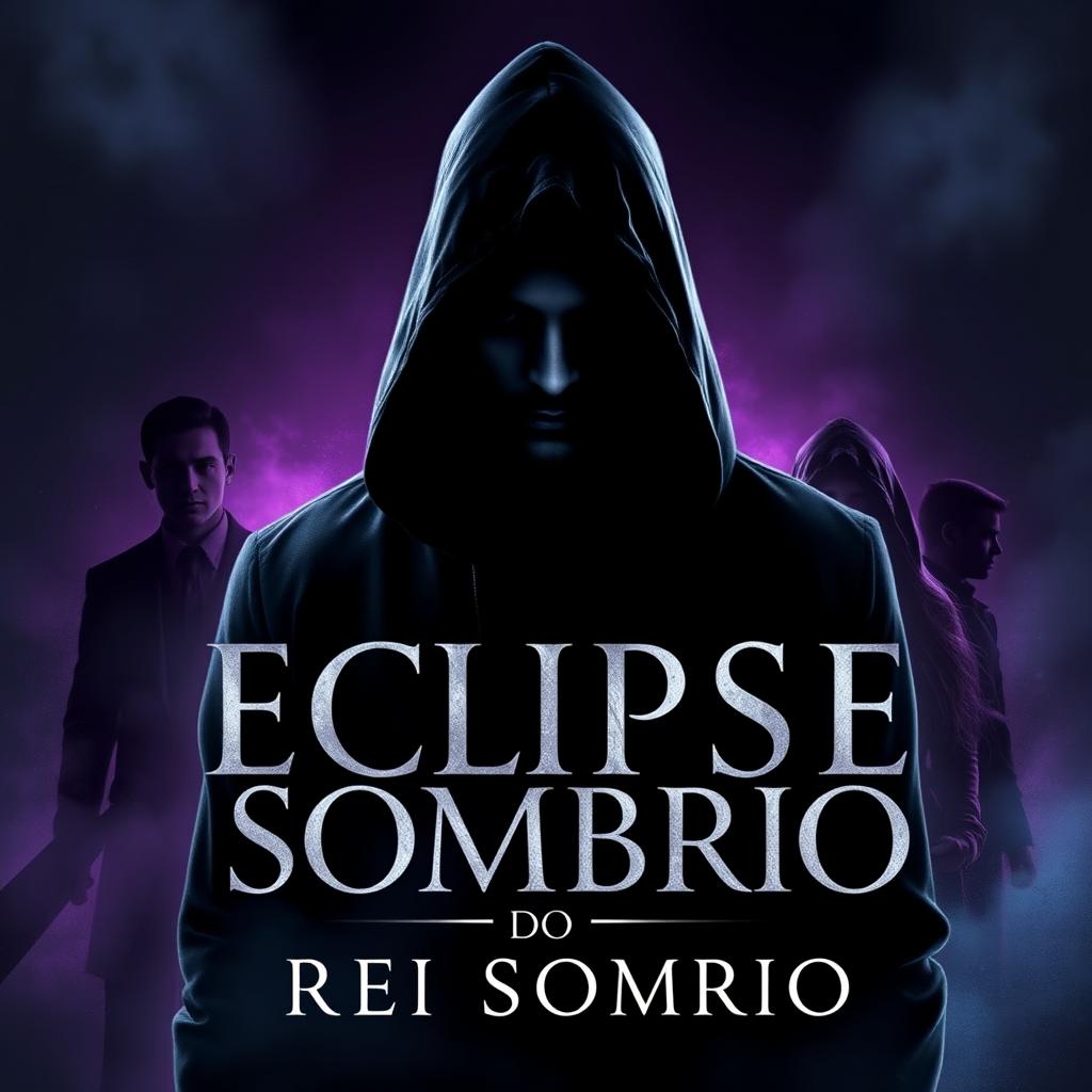 Create an eBook cover for the book titled 'Eclipse do Rei Sombrio'