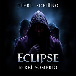 Create an eBook cover for the book titled 'Eclipse do Rei Sombrio'