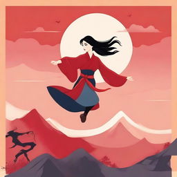 Create an image inspired by the movie 'Mulan III' (2008)