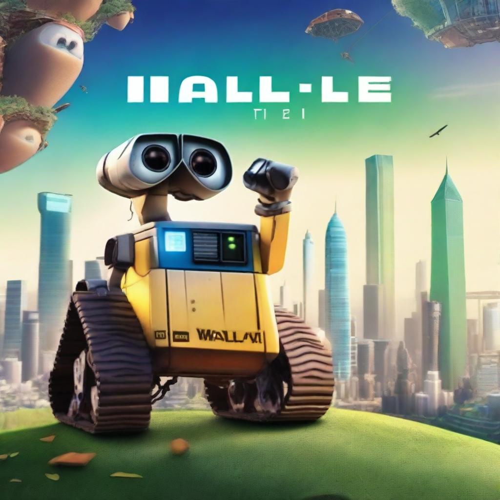 A movie poster for 'WALL-E 2: Back to Earth'