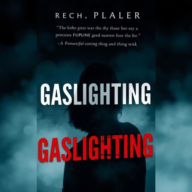 A compelling book cover on the topic of gaslighting