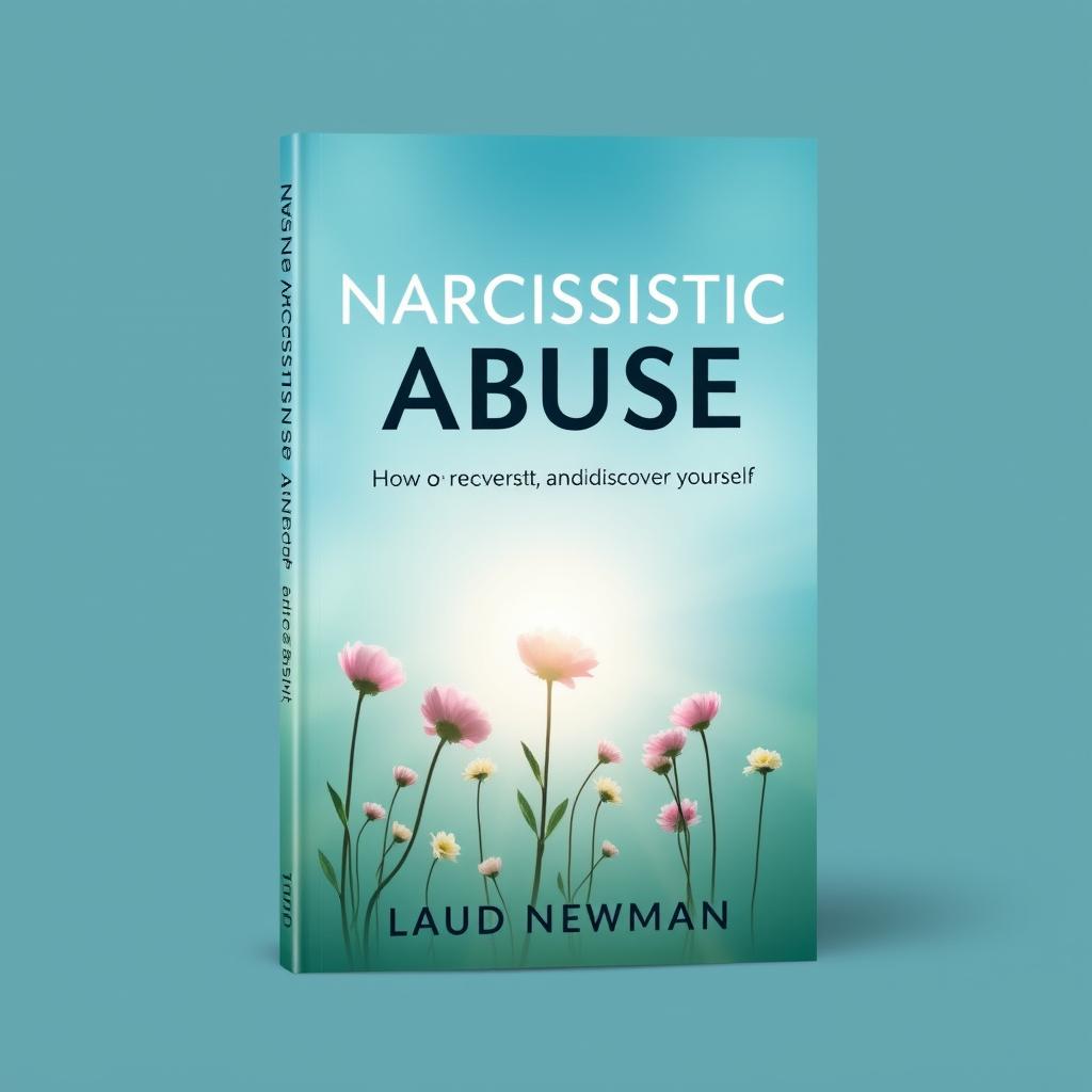 Design a book cover for 'NARCISSISTIC ABUSE, How to recover and rediscover yourself' by Laud Newman