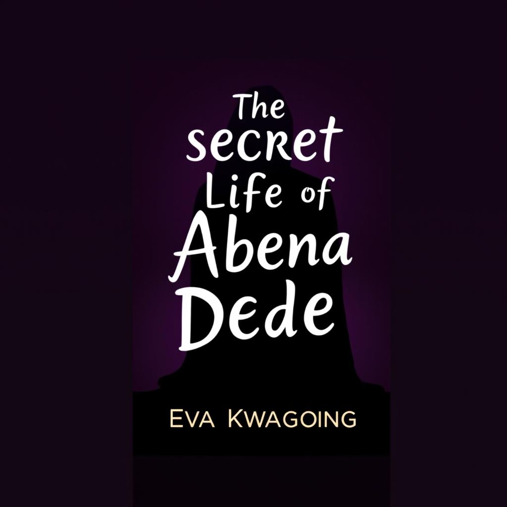 Design a book cover for 'The secret life of Abena Dede' by Eva Kwapong