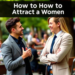 A visually appealing image illustrating a guide on how to attract a woman