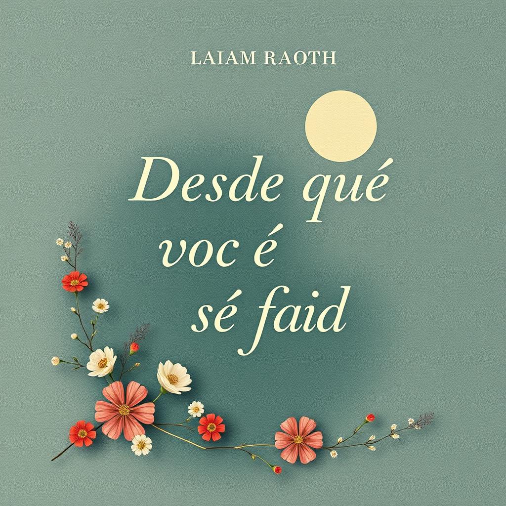 Crie uma capa para um livro de poesia com o título 'Desde que você se foi'