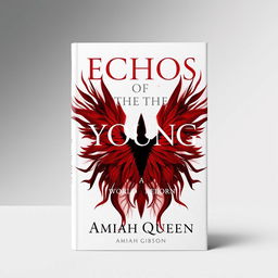 Create an aesthetically pleasing book cover with the title 'Echos of the Young, A World Reborn' at the top and 'by Amiah Gibson' at the bottom