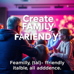 Create an image that is family-friendly and suitable for all audiences