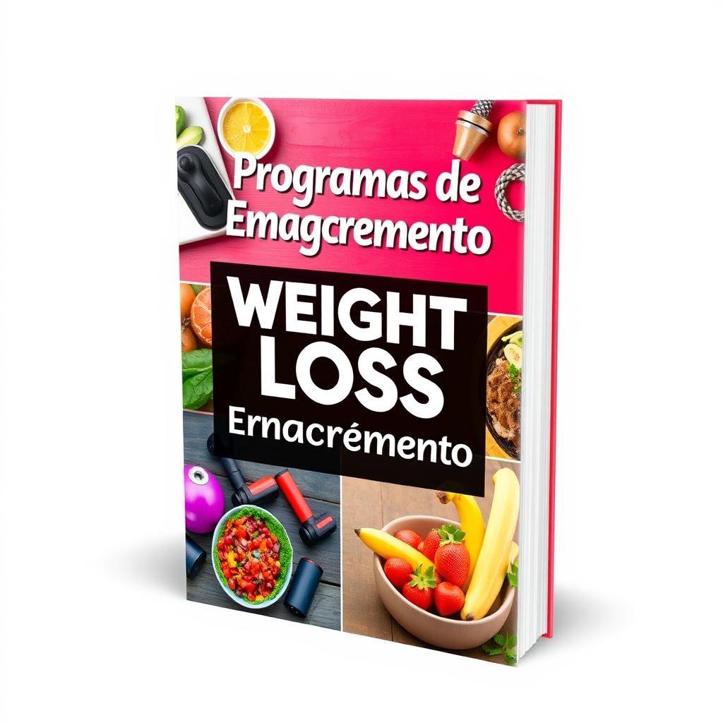 Create an e-book cover for a weight loss programs guide