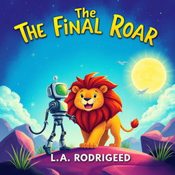 A vibrant and engaging children's book cover for a book titled 'The Final Roar' by L