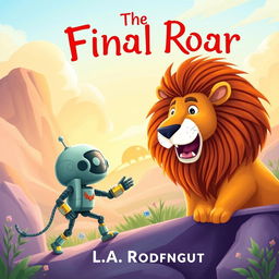 A vibrant and engaging children's book cover for a book titled 'The Final Roar' by L