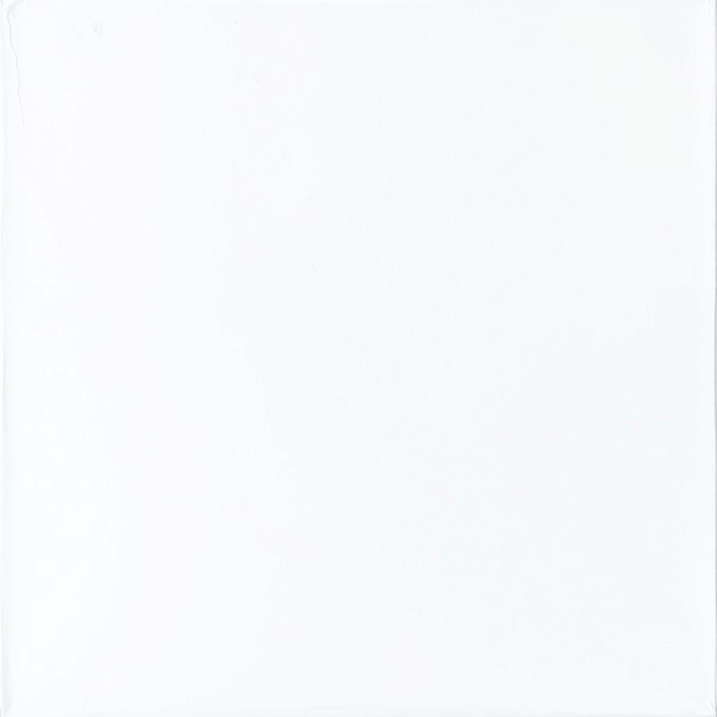 An empty canvas with nothing on it, representing a blank slate ready for creativity.