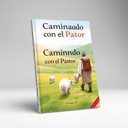 An ebook cover featuring an illustration of a shepherd walking with sheep in a peaceful, pastoral landscape