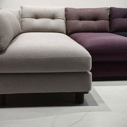 A collection of modern, comfortable and stylish sofa designs with a variety of materials and color schemes.