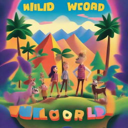 A dynamic and adventurous movie poster for 'Wild World,' rated NC-13, releasing on August 30, 2024