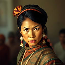 A modern Javanese woman fighting for gender equality in a still patriarchal society