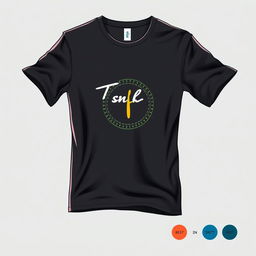 A stylish T-shirt design featuring a simple yet elegant graphic