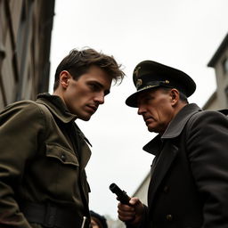 A driven young British recruit and a grizzled American spy join forces to topple Mussolini and return home