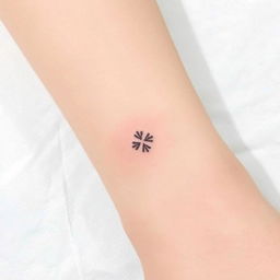 A simple, small tattoo design