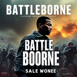 Create a book cover for a military novel titled 'Battleborne'