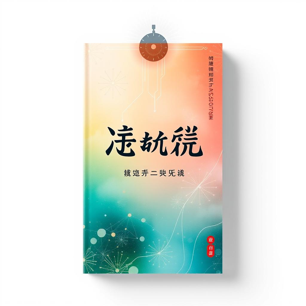 Design a fresh and beautiful novel cover: Title: '同频' in bold, stylish font